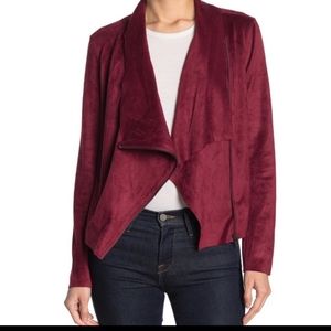 BLANK NYC Asymmetrical Suede Jacket